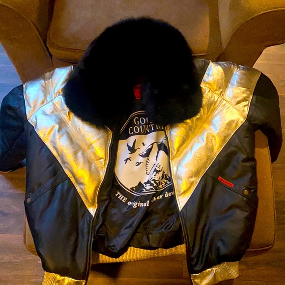 Goose Outfits Double Goose V Bomber Leather Jacket Goose Country